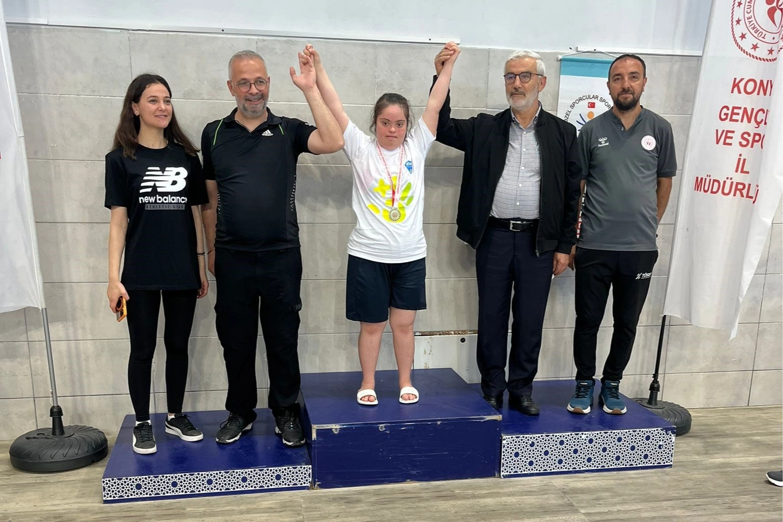 Konya Meram'da yüzmede ilk yarış, ilk zafer