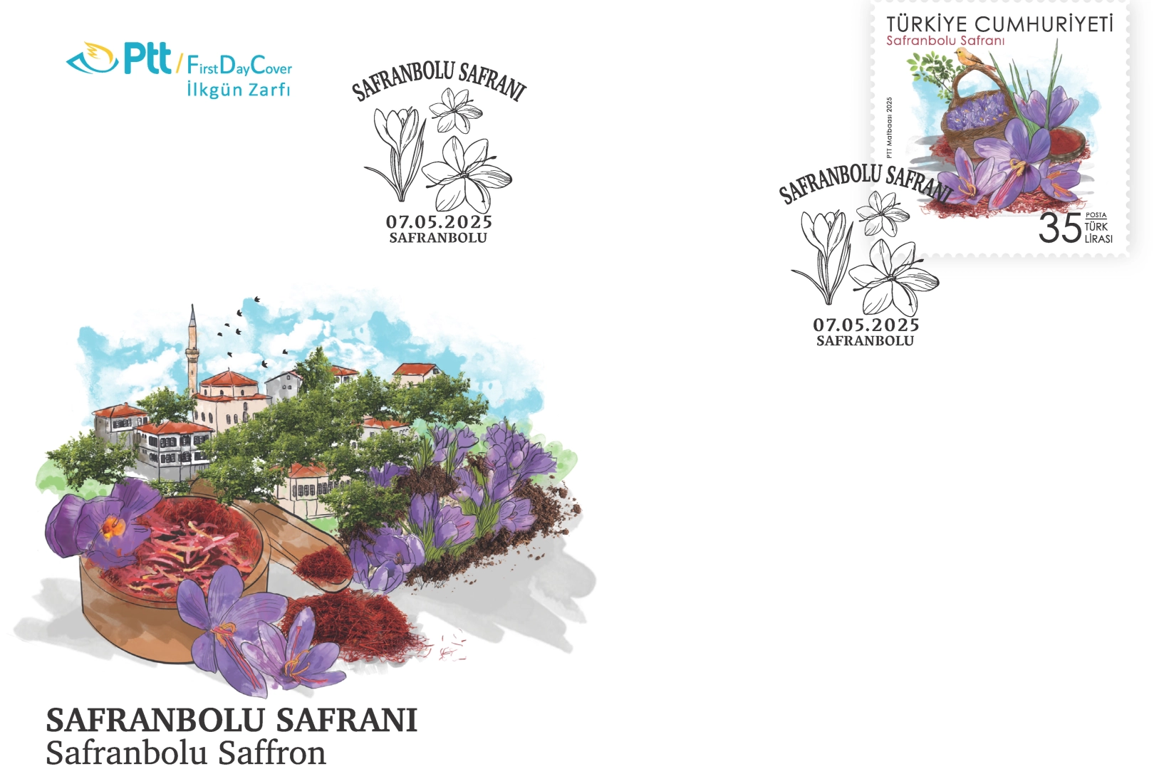 PTT'den 'Safranbolu Safranı' anma pulu