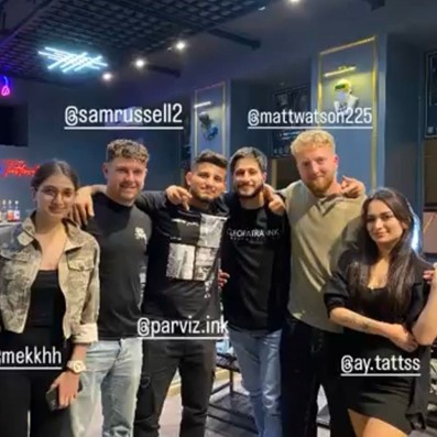 Aytaç Hacıyeva Formula 1 Dünyasının İsimlerine Dövme Yaptı