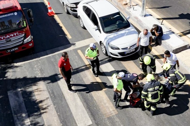 Mersin’de trafik güvenliği tatbikatı: “Bir Kural, Bir Ömür”