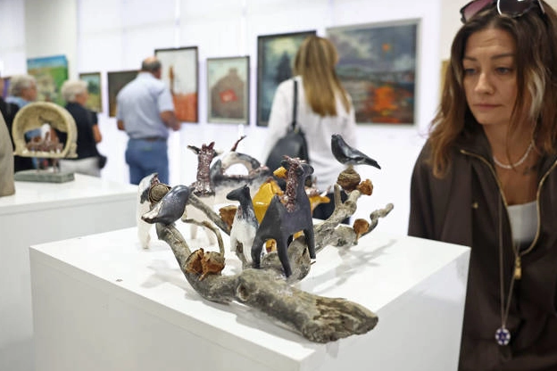 Antalya'da 102 sanatçıdan 102 eserlik sergi