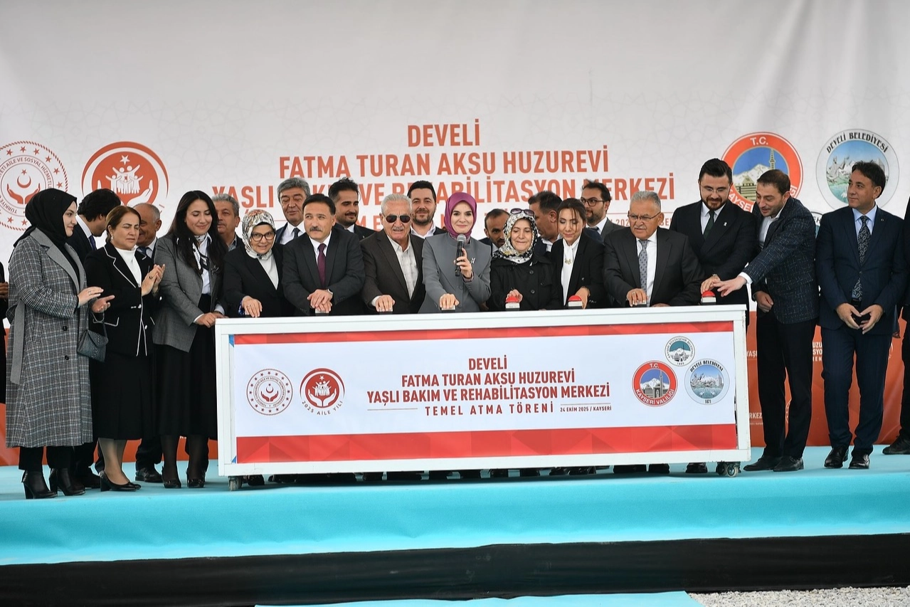 Fatma Turan Aksu Huzurevi Yaşlı Bakım ve Rehabilitasyon Merkezi'nde temel atıldı