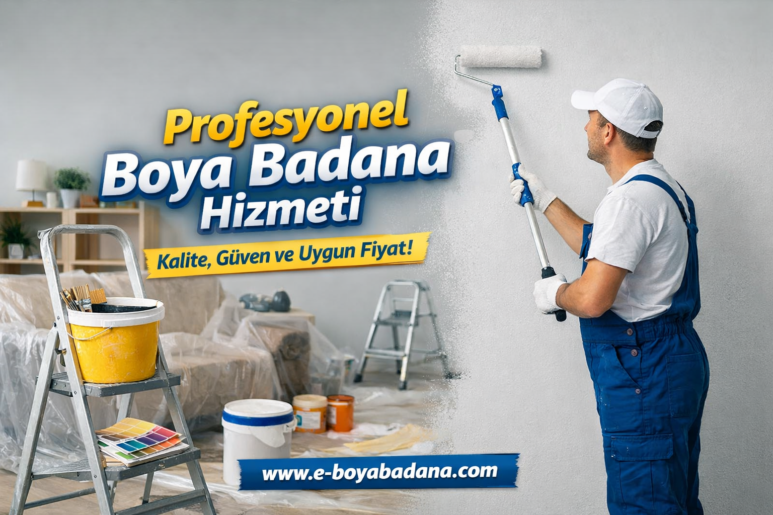 Daire Boyama Hizmetlerinde Güncel Boya Badana Fiyatları