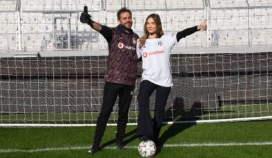 Kız Futbolcular ünlü isimlerle meydan okudu