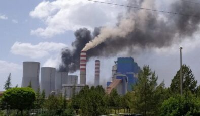Afşin-Elbistan Termik Santrali’nde yangın paniği