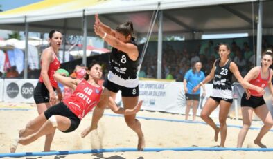 EHF Plaj Hentbolu ebt finalleri Konyaaltı’nda