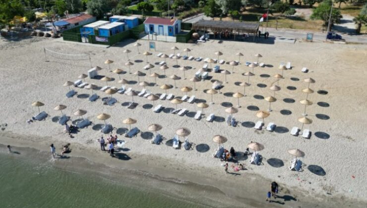 İstanbul Silivri’nin plajları sezona hazır