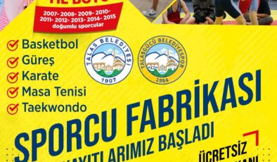 Kayseri Talas Sporcu Fabrikası’na kayıtlar başladı
