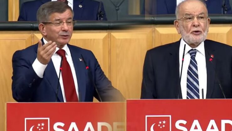 Bir grup iki genel başkan! Saadet Partisi TBMM’de ilk grubunu yaptı