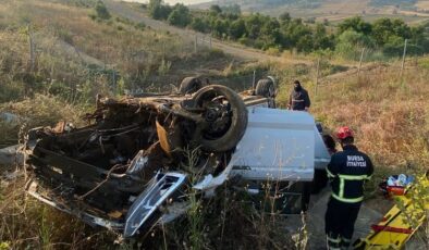 Bursa’da otoyolda trafik kazası: 5 yaralı