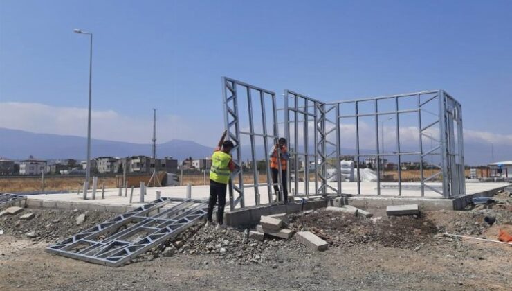 Gaziantep’te ‘Osmangazi Evleri’nde çalışmalar tam gaz