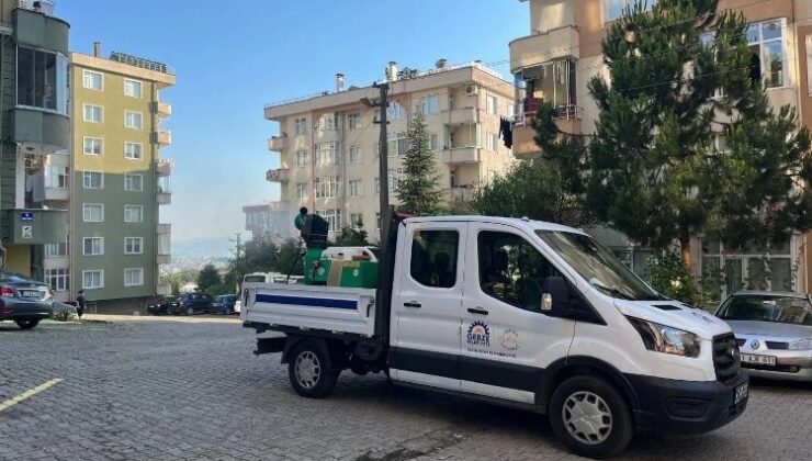 Gebze’de ilaçlama çalışmaları sürüyor