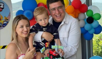 İbrahim Büyükak oğlunun doğum gününü Bursa’da kutladı