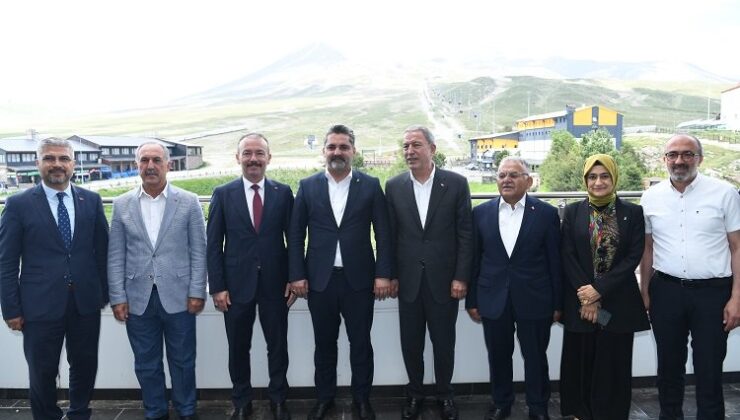 Kayseri protokolünden yüksek irtifalı ziyaret