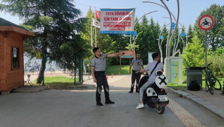 Kocaeli Zabıtası’ndan motosikletlilere ‘dur’