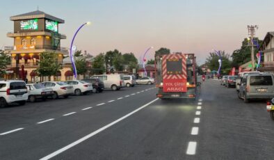 Kocaeli’de Karamürsel’in yol çizgileri de çekildi