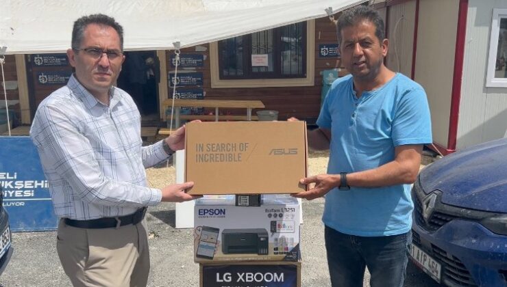 Kocaelili öğrencilerin ödülleri Hatay’daki kardeşlerine ulaştı