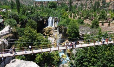 Konya’da Yerköprü Şelalesi yeni cazibe merkezi