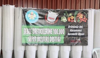 Manisa’da üreticiye sepet desteğine devam