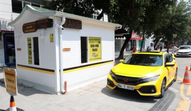 Yeni taksi durakları Sakarya’ya çok yakıştı